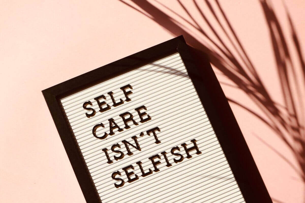 A Poster Explaining That Self Care Isn't Selfish