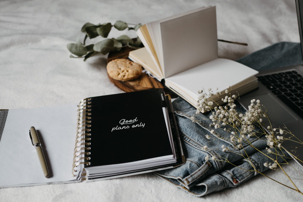 Picture Of A Planner And Journal