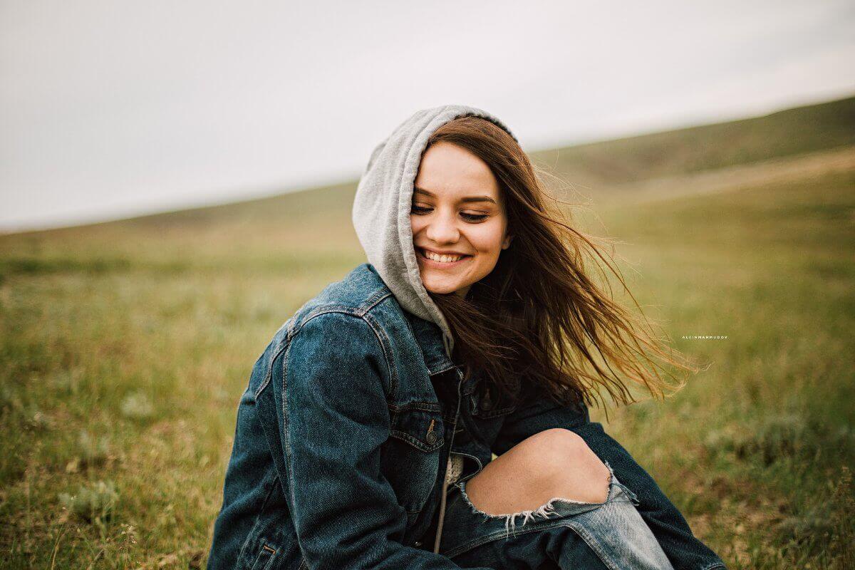 Woman Smiling